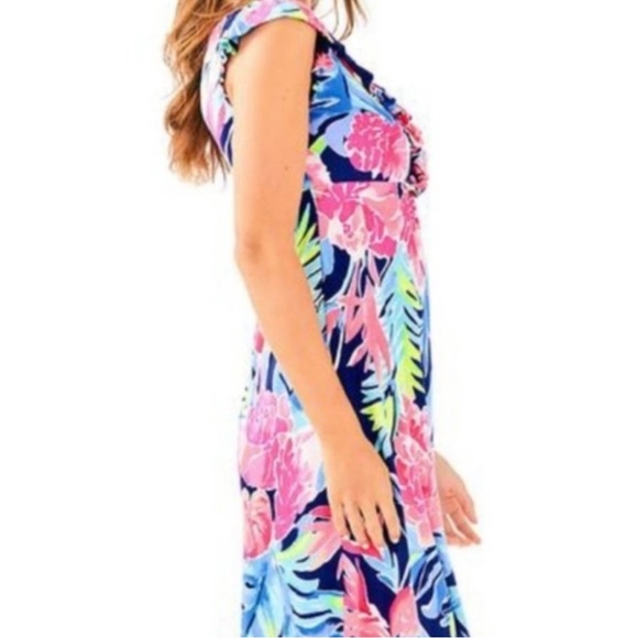 Lilly Pulitzer Clare Silk Blend Dress - Picture 3 of 11